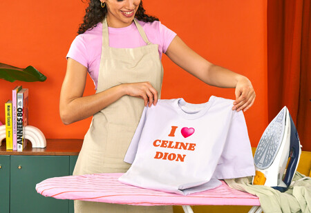 Ironing service near me - a cleaning lady doing the ironing