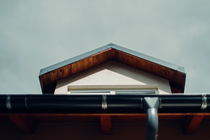 gutter cleaning house roof