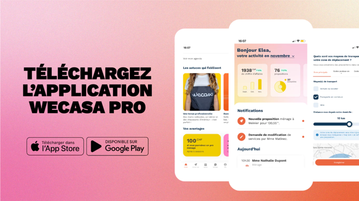 Download App on Store - CH-FR