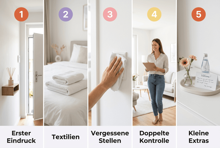 Tipps für die Airbnb Reinigung