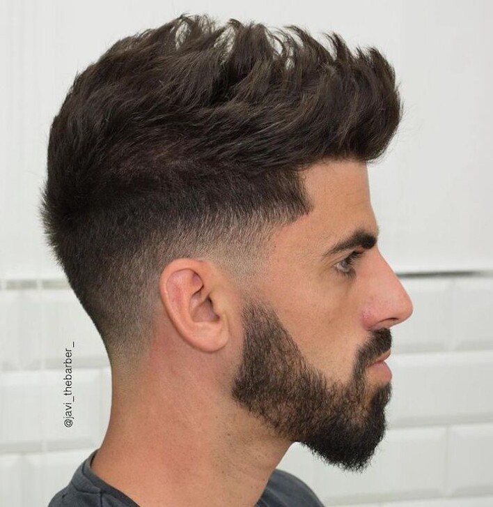 Coupe homme dégradé