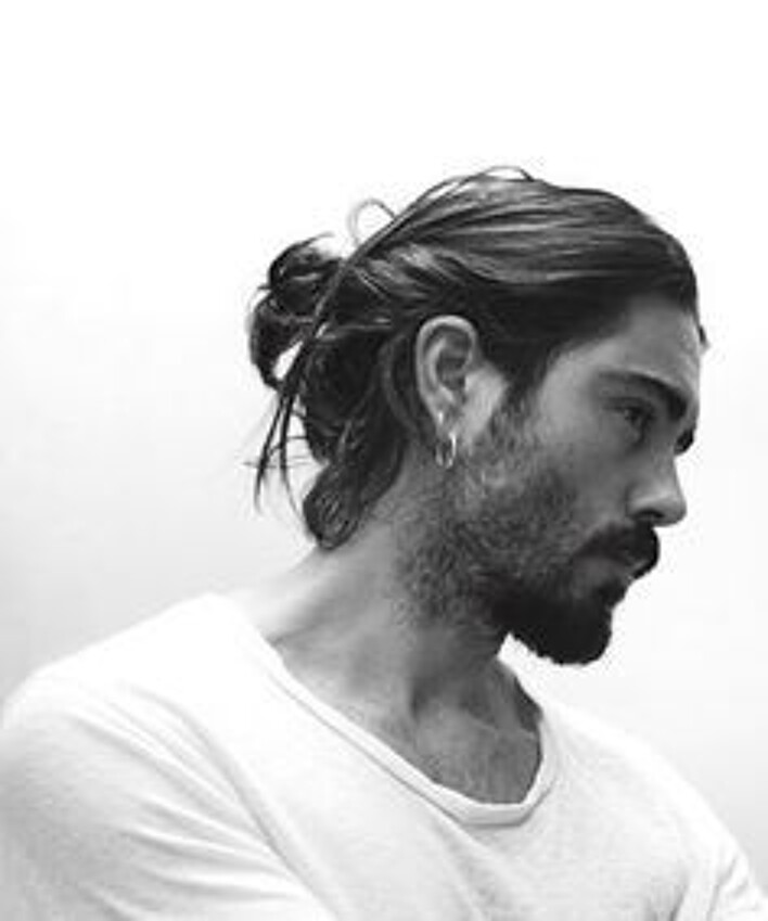 Chignon homme