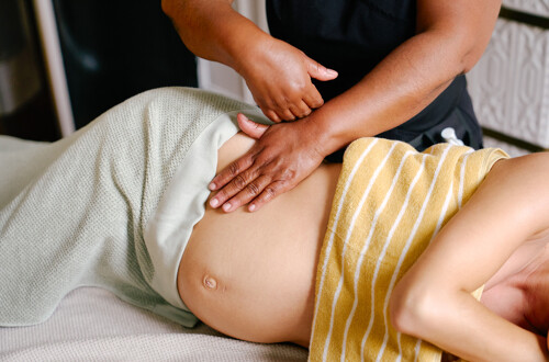 Pregnancy Massage near me at home